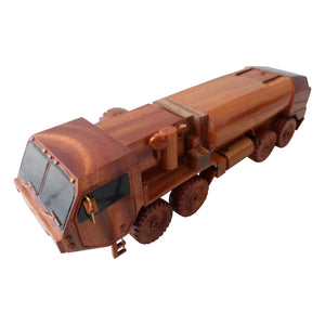 HEMTT Fuel Truck Mahogany Wood Desktop truck Model