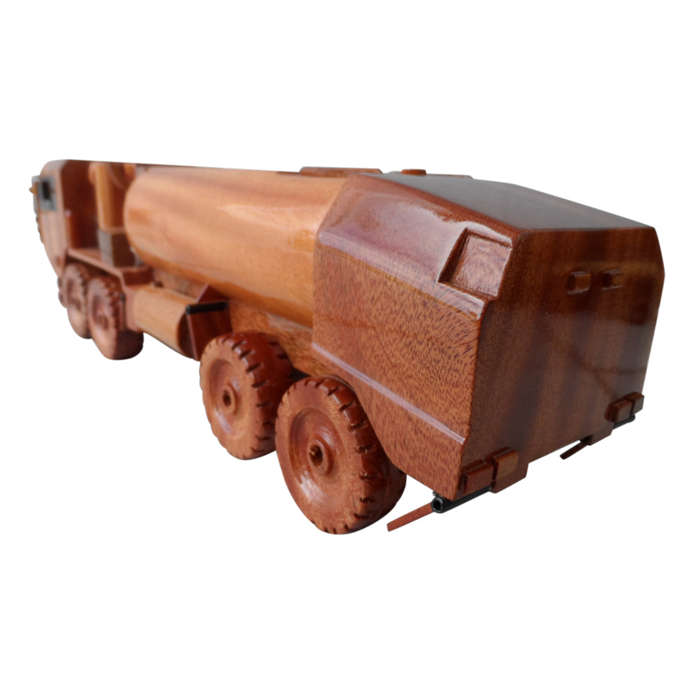 HEMTT Fuel Truck Mahogany Wood Desktop truck Model