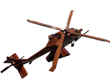 Load image into Gallery viewer, HH60 Pavehawk Huskie Mahogany Wood Desktop Helicopters Model