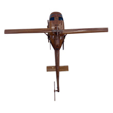 Load image into Gallery viewer, UH1 Huey Gunship Mahogany wood desktop Helicopter model.