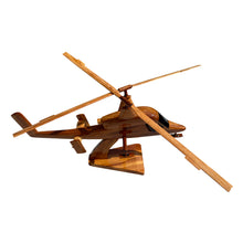 Load image into Gallery viewer, Kaman KMAX Mahogany Wood Desktop Helicopters Model