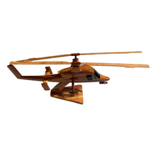 Load image into Gallery viewer, Kaman KMAX Mahogany Wood Desktop Helicopters Model