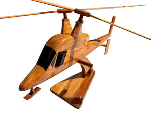 Kaman KMAX Mahogany Wood Desktop Helicopters Model