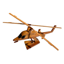 Load image into Gallery viewer, Kaman KMAX Mahogany Wood Desktop Helicopters Model
