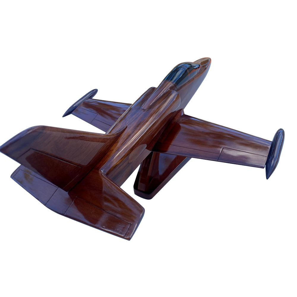 L39 Albatros Mahogany Wood Desktop Airplane Model