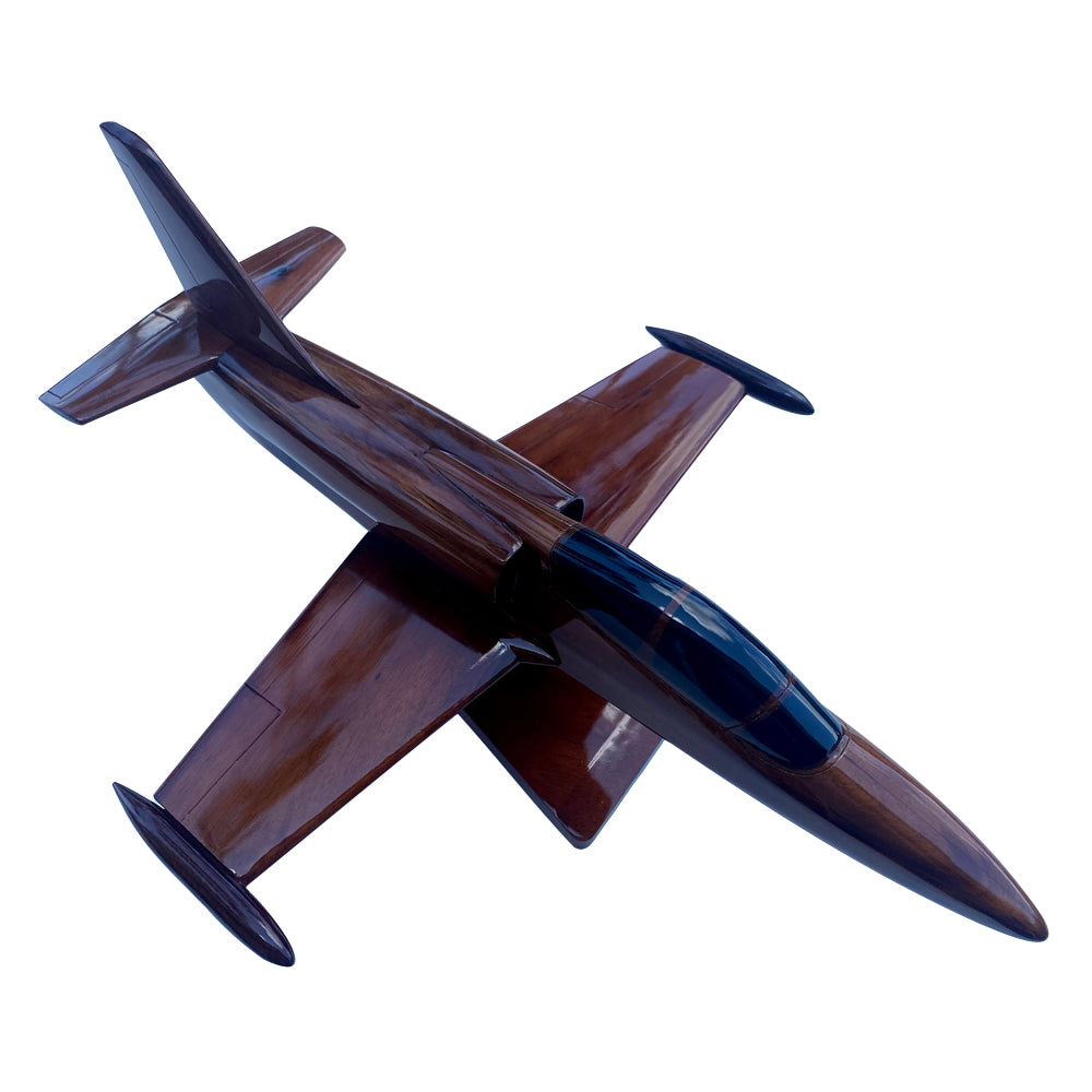 L39 Albatros Mahogany Wood Desktop Airplane Model
