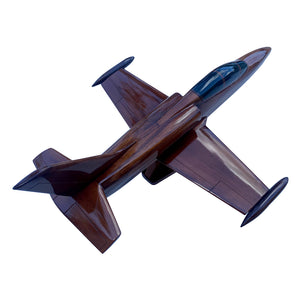 L39 Albatros Mahogany Wood Desktop Airplane Model