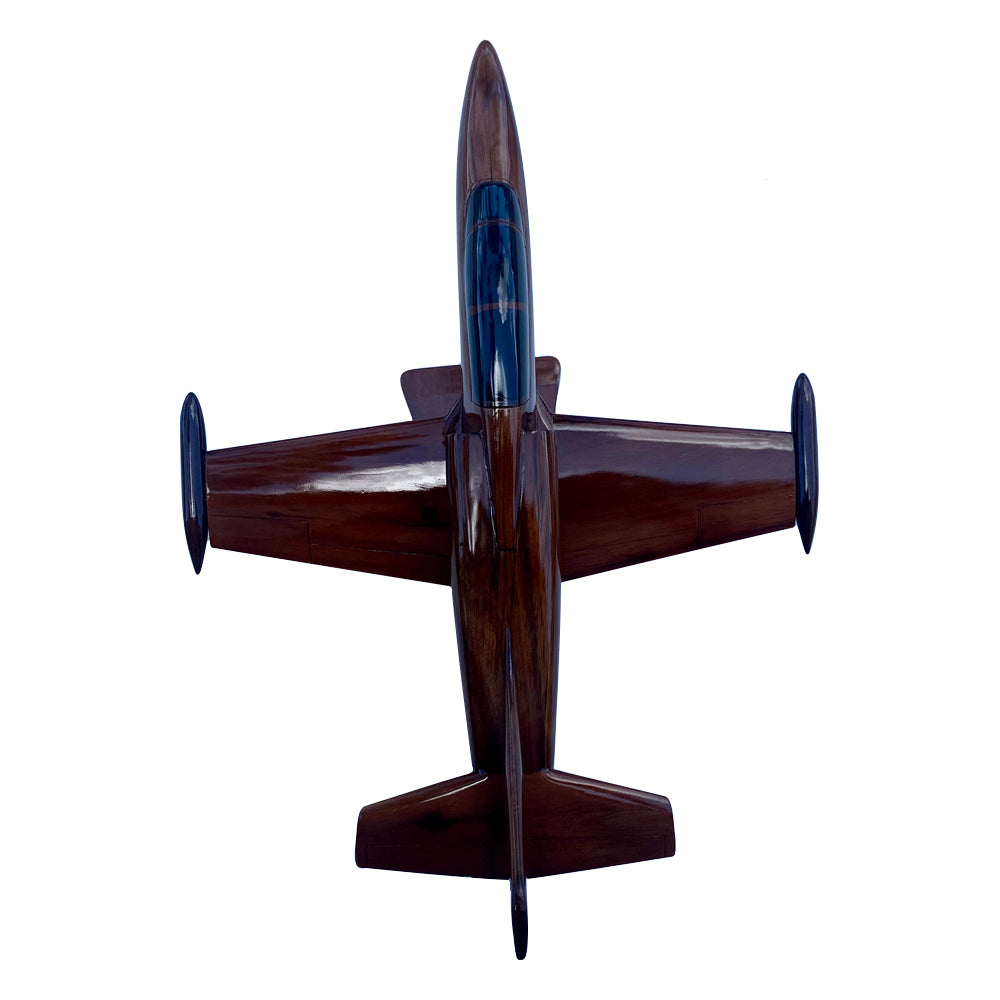 L39 Albatros Mahogany Wood Desktop Airplane Model