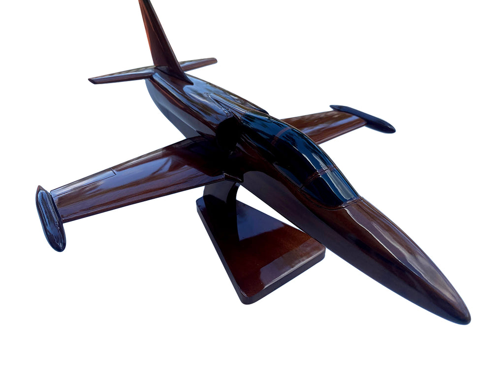 L39 Albatros Mahogany Wood Desktop Airplane Model