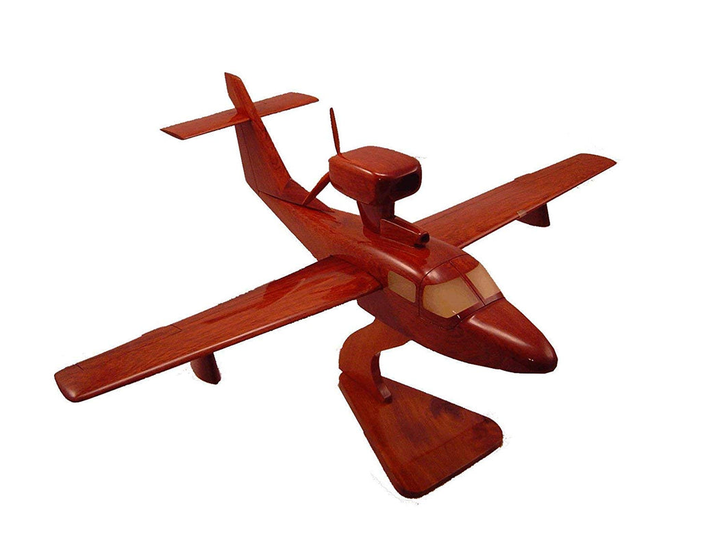 LA4 Lake Mahogany Wood Desktop Airplanes Model