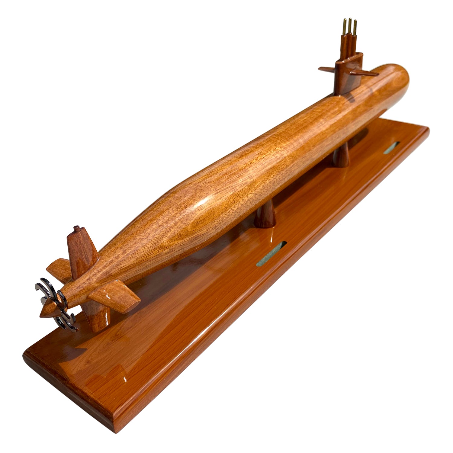 Submarine LA Class Mahogany wood desktop Ships Sail boats & Subs Model