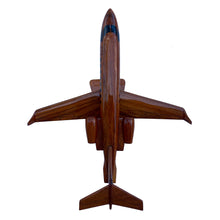 Load image into Gallery viewer, Lear45  Mahogany Wood Desktop Airplane Model
