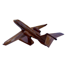 Load image into Gallery viewer, Lear45  Mahogany Wood Desktop Airplane Model