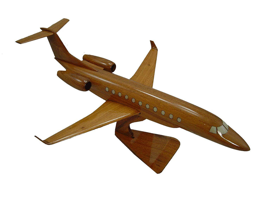The Legacy 600 Mahogany Wood Desktop Airplanes  Model