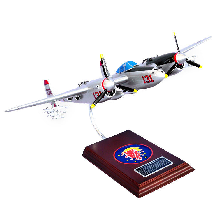 Lockheed P-38J Lightning Pudgy Wood Desktop Model Custom Made for you