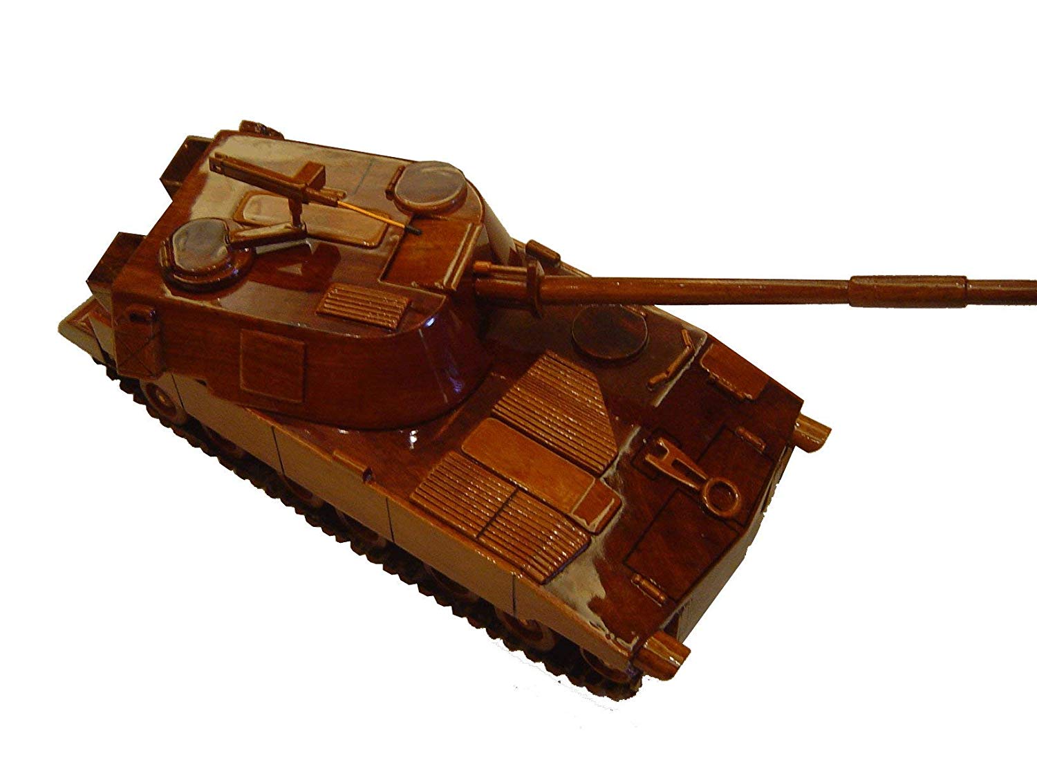 M109 Howitzer Military Mahogany Wood Desktop Howitzer Military  Model