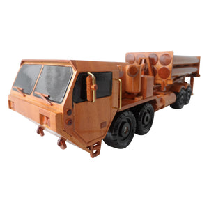 M1120 HEMTT THAAD Mahogany Wood Desktop Truck combos  Model