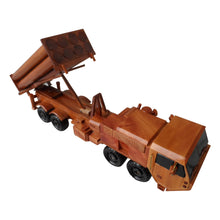 Load image into Gallery viewer, M1120 HEMTT THAAD Mahogany Wood Desktop Truck combos  Model