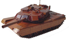 Load image into Gallery viewer, M1A1 Abrams Mahogany Wood Desktop Military Model