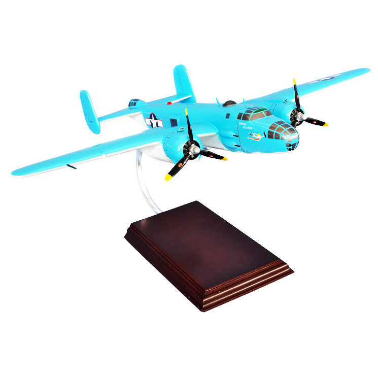 B-25 Special Delivery Mahogany Wood Desktop Airplane Model