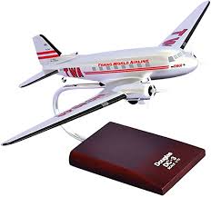 DC-3 TWA Model Custom Made for you