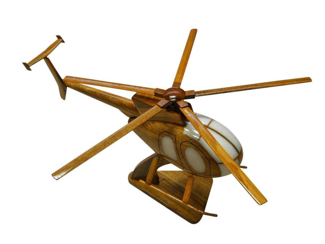 MD500 Mahogany Wood Desktop Helicopters Model