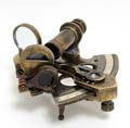 Load image into Gallery viewer, Nautical Sextant in leather case (Small)