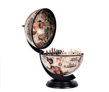 Load image into Gallery viewer, White Globe 13 inches with chess holder