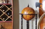 Load image into Gallery viewer, Globe Bar Table 330mm 4 Legs Stand - Red