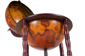 Red Globe 13 inches with chess holder