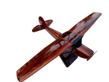 Load image into Gallery viewer, L19 Birddog Mahogany Wood Desktop Airplane Model