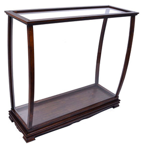 Display Case for Midsize Tall Ship Classic Brown