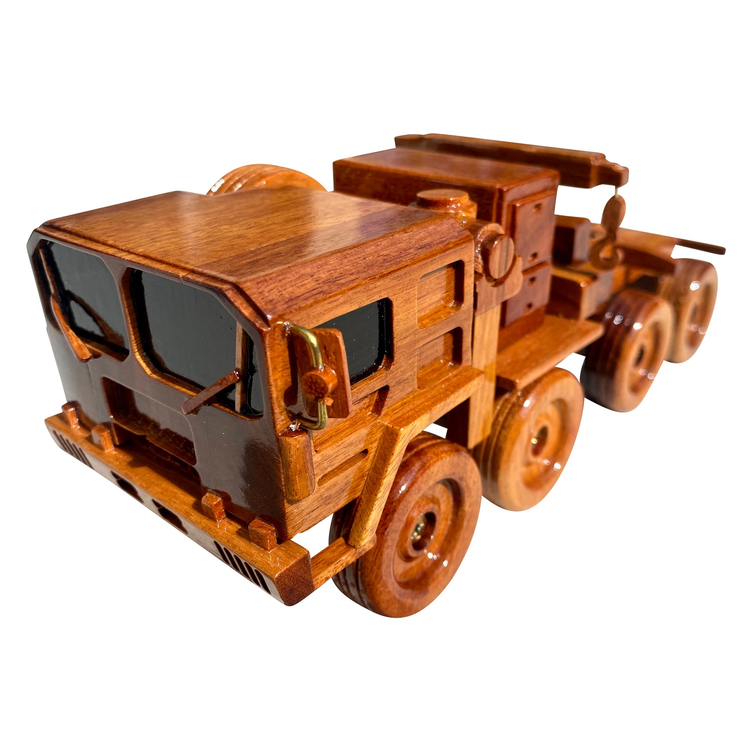 Pershing Missile System Mahogany Wood Desktop Truck combo