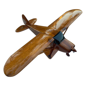 PA22 Piper Tripacer Mahogany Wood Desktop Airplane Model