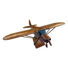 Load image into Gallery viewer, PA22 Piper Tripacer Mahogany Wood Desktop Airplane Model