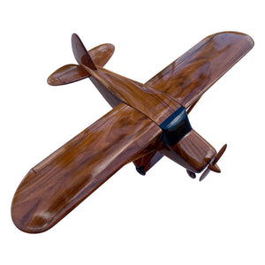 PA22 Piper Tripacer Mahogany Wood Desktop Airplane Model
