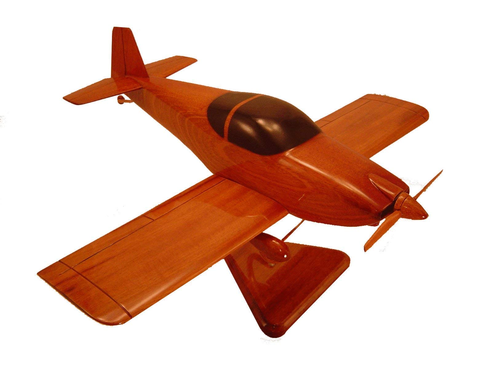 RV6 Vans Mahogany wood Airplane model