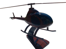 Load image into Gallery viewer, Rotorway Mahogany Wood Desktop Helicopter Model