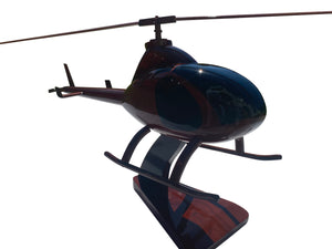 Rotorway Mahogany Wood Desktop Helicopter Model