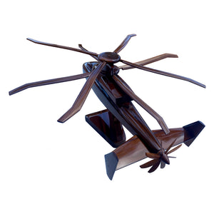 SB1 Defiant  Mahogany Wood Desktop  Helicopters  Model
