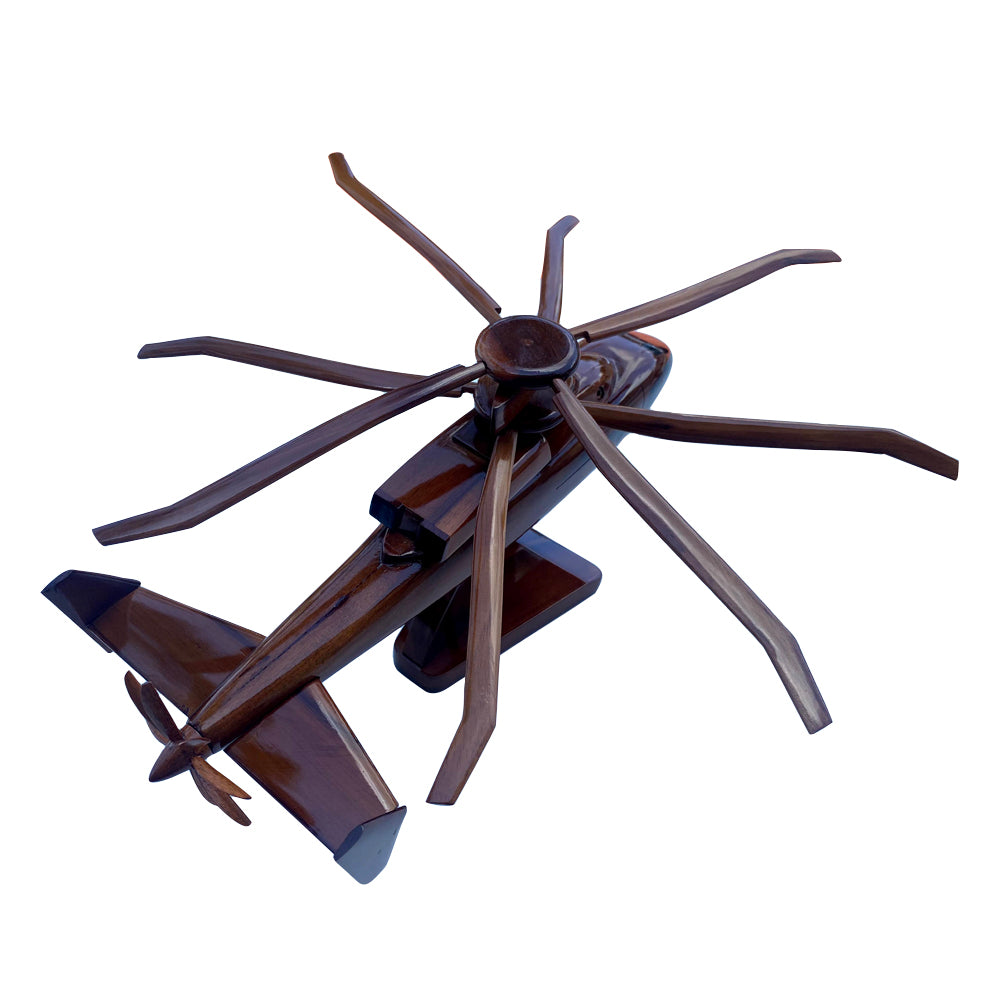 SB1 Defiant  Mahogany Wood Desktop  Helicopters  Model