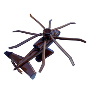 SB1 Defiant  Mahogany Wood Desktop  Helicopters  Model