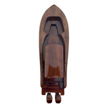 Load image into Gallery viewer, Scout 300 LFT boat  Mahogany Wood Desktop Model