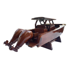Load image into Gallery viewer, Scout 300 LFT boat  Mahogany Wood Desktop Model