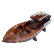 Load image into Gallery viewer, Scout 300 LFT boat  Mahogany Wood Desktop Model