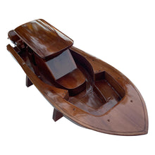 Load image into Gallery viewer, Scout 300 LFT boat  Mahogany Wood Desktop Model