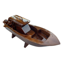 Load image into Gallery viewer, Scout 300 LFT boat  Mahogany Wood Desktop Model