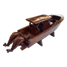Load image into Gallery viewer, Scout 300 LFT boat  Mahogany Wood Desktop Model