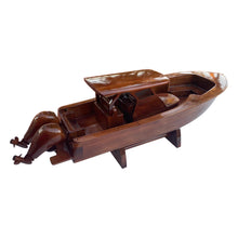 Load image into Gallery viewer, Scout 300 LFT boat  Mahogany Wood Desktop Model