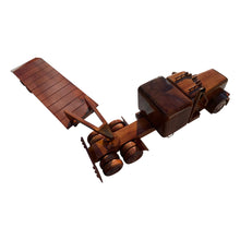 Load image into Gallery viewer, Truck Flatbed Combo Mahogany Wood Desktop Truck combo Model